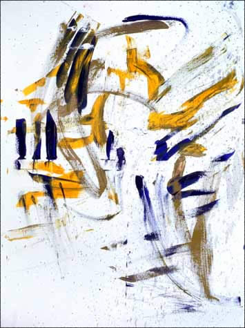Bending To Its Will #3, oil on canvas, 48"x36"