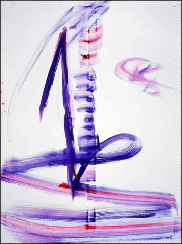 Easel As Totem: 1, oil on canvas, 48"x36"