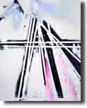 Easel As Totem: 5, oil on canvas, 48"x36"