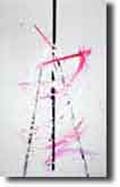 Easel As Totem: 9, oil on canvas, 60"x36"